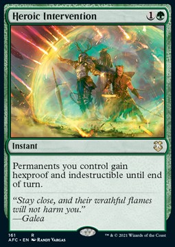 Heroic Intervention⁣ - Commander: Adventures in the Forgotten Realms⁣ (Rare)⁣ [161]