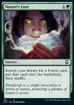 Nature's Lore - Commander: Adventures in the Forgotten Realms (Common) [AFC-164]