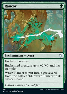 Rancor⁣ - Commander: Adventures in the Forgotten Realms⁣ (Uncommon)⁣ [167]