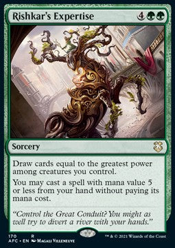 Rishkar's Expertise⁣ - Commander: Adventures in the Forgotten Realms⁣ (Rare)⁣ [170]