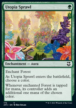 Utopia Sprawl⁣ - Commander: Adventures in the Forgotten Realms⁣ (Common)⁣ [172]