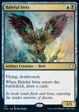 Baleful Strix⁣ - Commander: Adventures in the Forgotten Realms⁣ (Rare)⁣ [177]