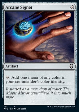 Arcane Signet⁣ - Commander: Adventures in the Forgotten Realms⁣ (Common)⁣ [197]
