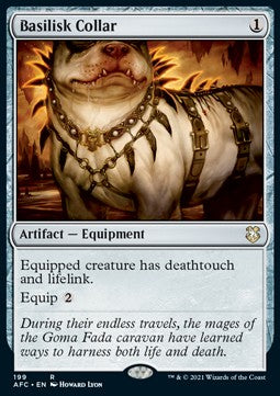 Basilisk Collar - Commander: Adventures in the Forgotten Realms (Rare) [AFC-199]