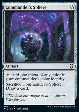 Commander's Sphere⁣ - Commander: Adventures in the Forgotten Realms⁣ (Common)⁣ [203]