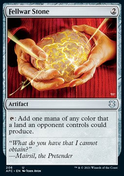 Fellwar Stone⁣ - Commander: Adventures in the Forgotten Realms⁣ (Uncommon)⁣ [206]