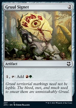 Gruul Signet - Commander: Adventures in the Forgotten Realms (Common) [AFC-207]