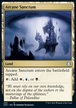 Arcane Sanctum⁣ - Commander: Adventures in the Forgotten Realms⁣ (Uncommon)⁣ [223]