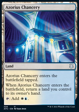 Azorius Chancery - Commander: Adventures in the Forgotten Realms (Uncommon) [AFC-224]