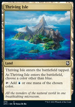 Thriving Isle - Commander: Adventures in the Forgotten Realms (Common) [AFC-270]