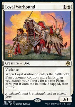 Loyal Warhound (V.1)⁣ - Adventures in the Forgotten Realms: Promos⁣ (Rare)⁣ [23]