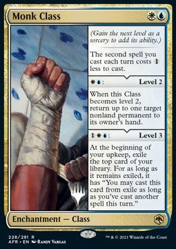 Monk Class (V.2)⁣ - Adventures in the Forgotten Realms: Promos⁣ (Rare)⁣ [228]