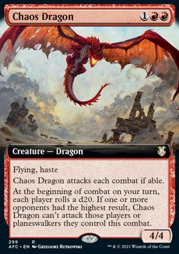 Chaos Dragon⁣ - Commander: Adventures in the Forgotten Realms: Extras⁣ (Rare)⁣ [299]