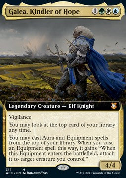 Galea, Kindler of Hope (V.1)⁣ - Commander: Adventures in the Forgotten Realms: Extras⁣ (Mythic)⁣ [317]