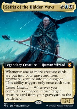 Sefris of the Hidden Ways (V.1)⁣ - Commander: Adventures in the Forgotten Realms: Extras⁣ (Mythic)⁣ [326]