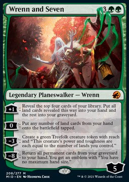 Wrenn and Seven⁣ - Innistrad: Midnight Hunt⁣ (Mythic)⁣ [208]
