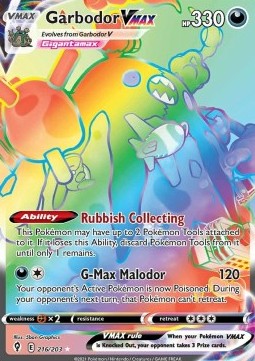 Garbodor VMAX⁣ - Evolving Skies⁣ (Secret Rare)⁣ [216]