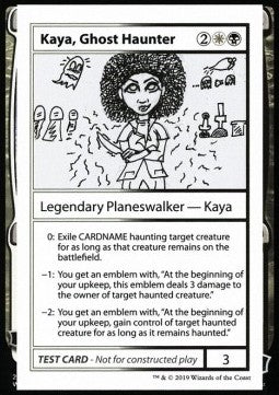 Kaya, Ghost Haunter (V.2)⁣ - Mystery Booster: Playtest Cards⁣ (Special)
