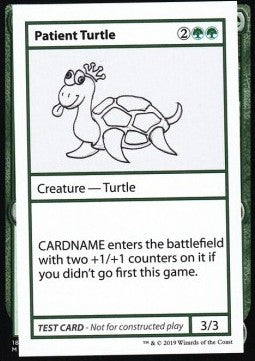 Patient Turtle (V.2)⁣ - Mystery Booster: Playtest Cards⁣ (Special)