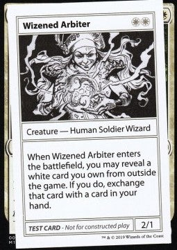 Wizened Arbiter (V.2)⁣ - Mystery Booster: Playtest Cards⁣ (Special)