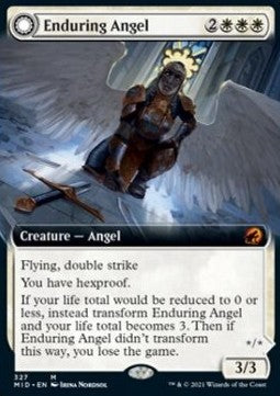 Enduring Angel // Angelic Enforcer⁣ - Innistrad: Midnight Hunt: Extras⁣ (Mythic)⁣ [327]