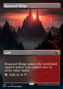 Haunted Ridge⁣ - Innistrad: Midnight Hunt: Extras⁣ (Rare)⁣ [282]