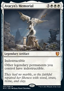 Avacyn's Memorial (V.1)⁣ - Commander: Innistrad: Midnight Hunt⁣ (Mythic)⁣ [31]