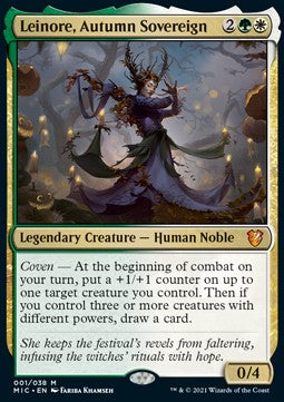 Leinore, Autumn Sovereign (V.1)⁣ - Commander: Innistrad: Midnight Hunt⁣ (Mythic)⁣ [1]