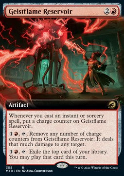 Geistflame Reservoir⁣ - Innistrad: Midnight Hunt: Extras⁣ (Rare)⁣ [355]