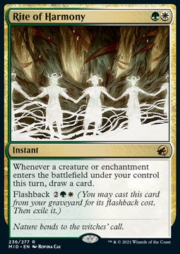Rite of Harmony⁣ - Innistrad: Midnight Hunt⁣ (Rare)⁣ [236]