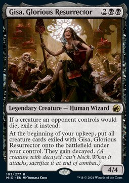 Gisa, Glorious Resurrector⁣ - Innistrad: Midnight Hunt⁣ (Rare)⁣ [103]