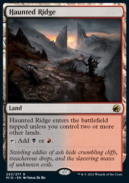 Haunted Ridge⁣ - Innistrad: Midnight Hunt⁣ (Rare)⁣ [263]