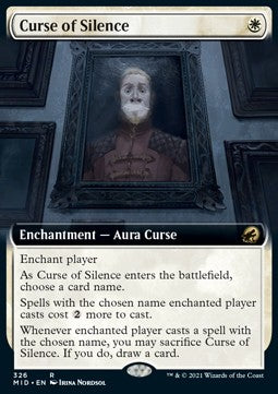 Curse of Silence⁣ - Innistrad: Midnight Hunt: Extras⁣ (Rare)⁣ [326]