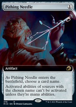 Pithing Needle⁣ - Innistrad: Midnight Hunt: Extras⁣ (Rare)⁣ [378]