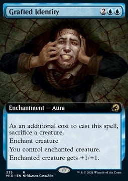 Grafted Identity⁣ - Innistrad: Midnight Hunt: Extras⁣ (Rare)⁣ [335]