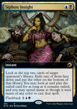 Siphon Insight⁣ - Innistrad: Midnight Hunt: Extras⁣ (Rare)⁣ [375]