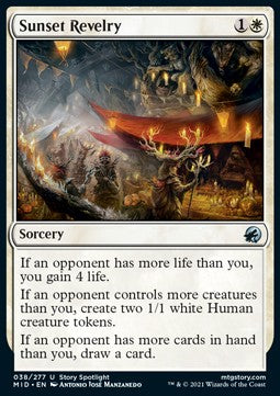 Sunset Revelry⁣ - Innistrad: Midnight Hunt⁣ (Uncommon)⁣ [38]