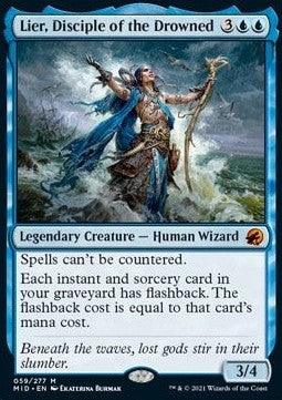 Lier, Disciple of the Drowned⁣ - Innistrad: Midnight Hunt⁣ (Mythic)⁣ [59]