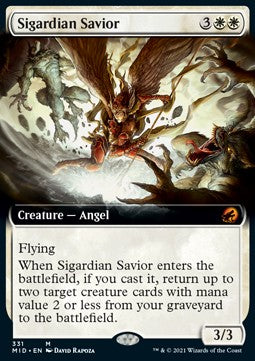 Sigardian Savior⁣ - Innistrad: Midnight Hunt: Extras⁣ (Mythic)⁣ [331]