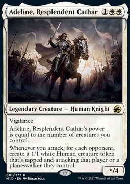 Adeline, Resplendent Cathar⁣ - Innistrad: Midnight Hunt⁣ (Rare)⁣ [1]