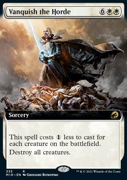 Vanquish the Horde⁣ - Innistrad: Midnight Hunt: Extras⁣ (Rare)⁣ [333]
