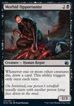 Morbid Opportunist⁣ - Innistrad: Midnight Hunt⁣ (Uncommon)⁣ [113]