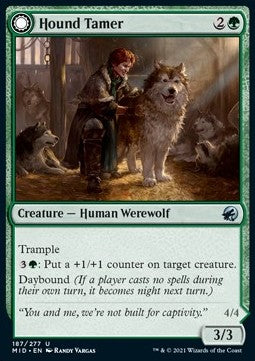 Hound Tamer // Untamed Pup⁣ - Innistrad: Midnight Hunt⁣ (Uncommon)⁣ [187]