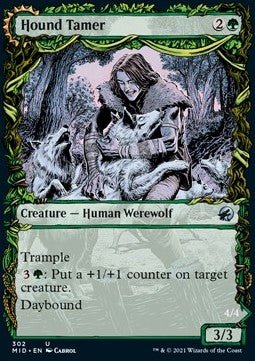 Hound Tamer // Untamed Pup⁣ - Innistrad: Midnight Hunt: Extras⁣ (Uncommon)⁣ [302]