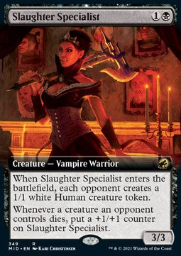 Slaughter Specialist⁣ - Innistrad: Midnight Hunt: Extras⁣ (Rare)⁣ [349]