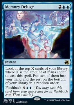Memory Deluge⁣ - Innistrad: Midnight Hunt⁣ (Rare)⁣ [62]