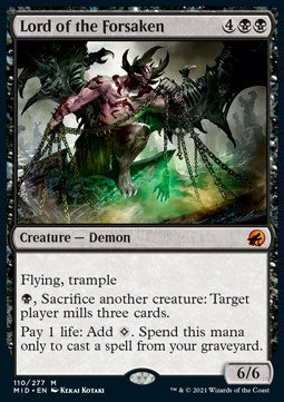 Lord of the Forsaken⁣ - Innistrad: Midnight Hunt⁣ (Mythic)⁣ [110]