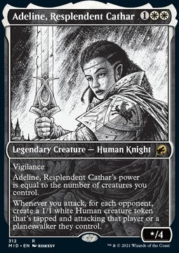 Adeline, Resplendent Cathar⁣ - Innistrad: Midnight Hunt: Extras⁣ (Rare)⁣ [312]