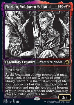 Florian, Voldaren Scion⁣ - Innistrad: Midnight Hunt: Extras⁣ (Rare)⁣ [318]