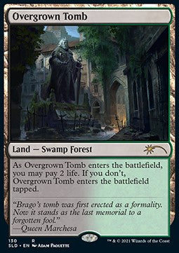 Overgrown Tomb⁣ - Secret Lair Drop Series: Dr. Lair's Secretorium Superdrop⁣ (Rare)⁣ [130]